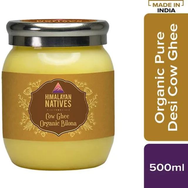 Himalayan Natives Cow Ghee-Tuppa - Organic Bilona, 500 ml-1.webp